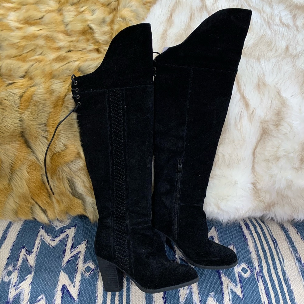 Over the Knee Suede Boots